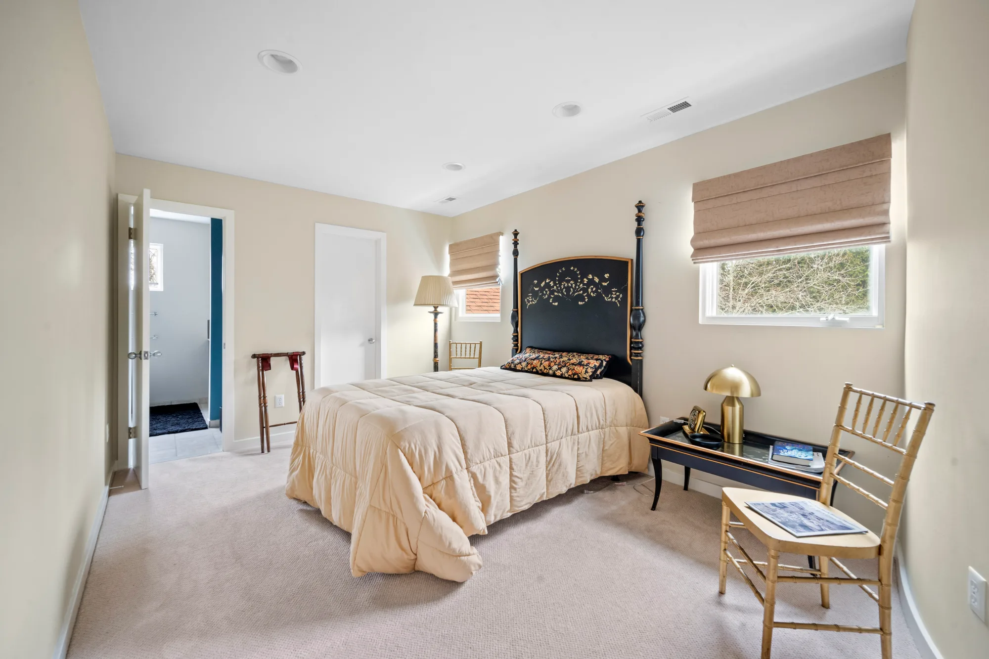 Living room with fireplace and a smart TV, Airbnb photography capturing the amenities of a short-term rental in Baltimore